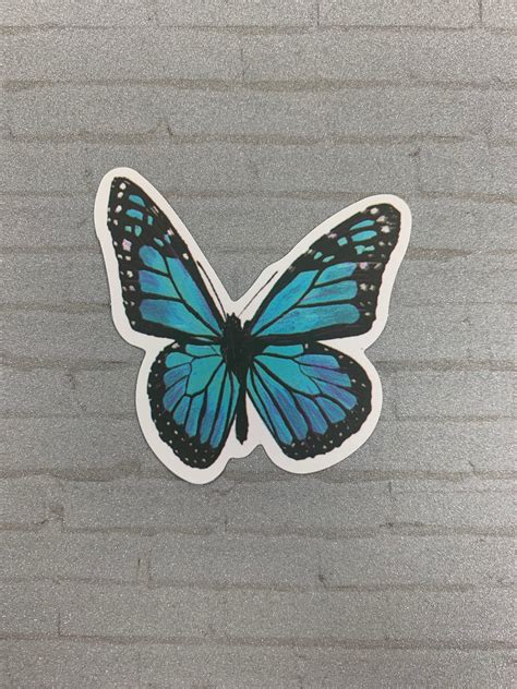 Butterfly Die Cut Waterproof Sticker / Laptop Stickers / Vinyl | Etsy