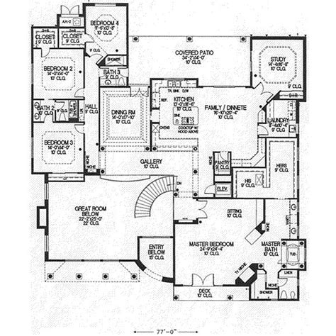 floor plan | Planos de casas modernas, Casas de una planta, Casas