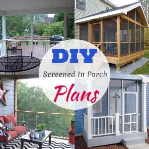 20 DIY Screened In Porch Plans - DIYnCrafty