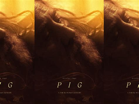 Pig / Movie poster by Agustin R. Michel on Dribbble