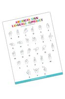 American Sign Language Alphabet Chart – Freebie Finding Mom