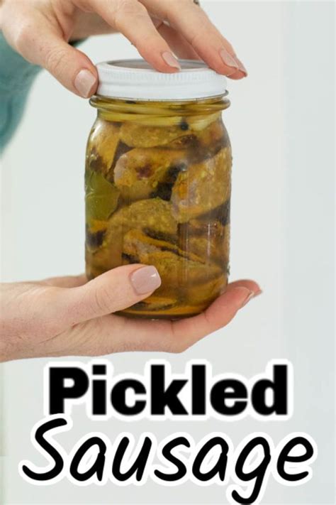 Easy Pickled Sausage | Recette | Recettes de conserve, Recette, Conserve