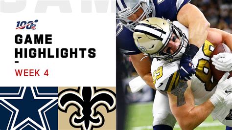 Cowboys vs. Saints Week 4 Highlights | NFL 2019 - YouTube