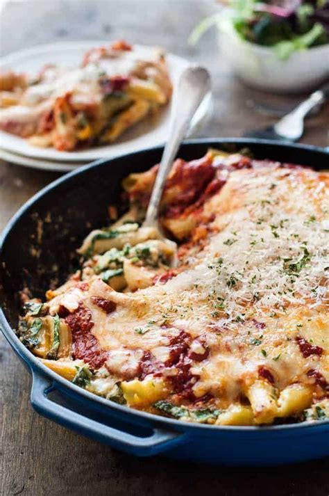 Spinach Ricotta Pasta Bake | RecipeTin Eats