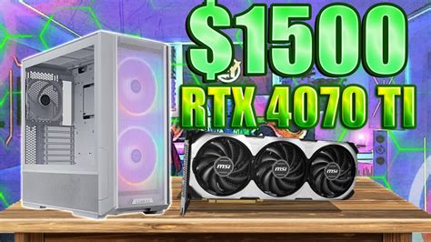 BEST 4K Gaming PC Build 2023 🥇| I5 13600K + RTX 4070 TI Gaming PC ...