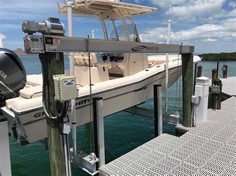 Cradle Boat Lift installed by Hurricane Boat Lifts South - Largo Marine Supply | Hurricane boats ...