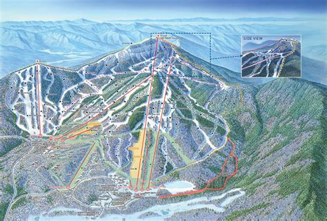 Jay Peak Piste Map / Trail Map (high res.)