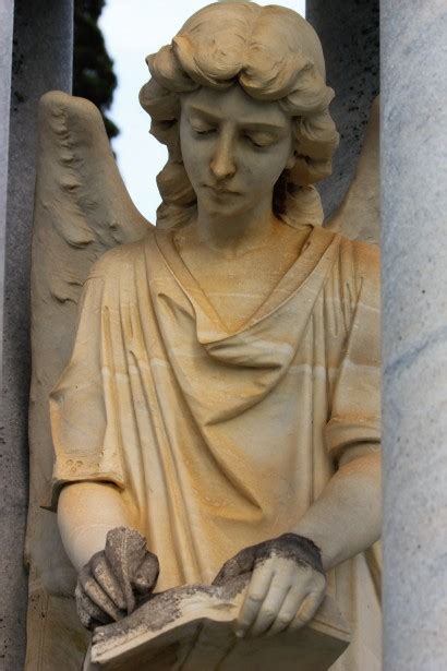 Angel Statue Writing 2 Free Stock Photo - Public Domain Pictures