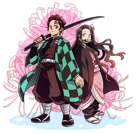 Tanjiro and Nezuko from Demon Slayer! Really enjoying how gorgeous this ...