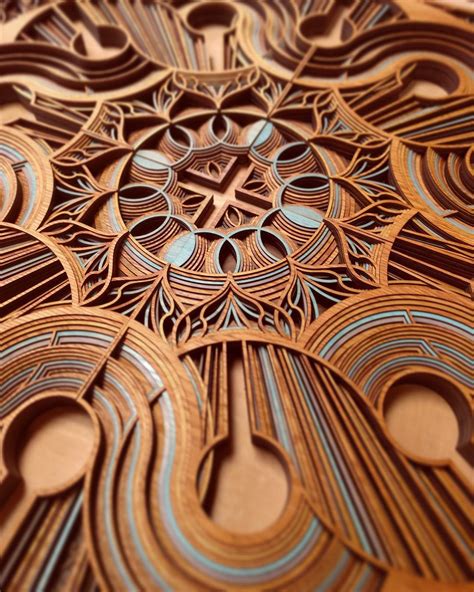 Mesmerizing Laser Cut Wooden Sculptures – Fubiz Media