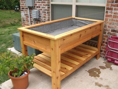 Cedar Garden Box Cedar Raised Garden Box By Cedar Garden Planter Plans ...