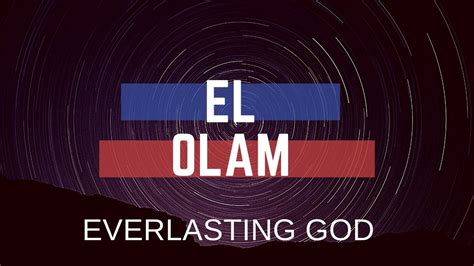 El Olam Everlasting God- Ps George Ouma 210620 - YouTube