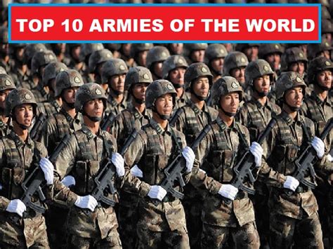 Top 10 Largest Armies Of The World 2022: Complete List!