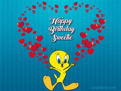 a happy birthday card with a cartoon character