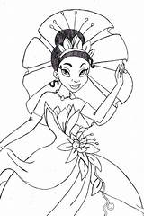 Coloring Pages  Printable Free Disney Princess Tiana sketch template