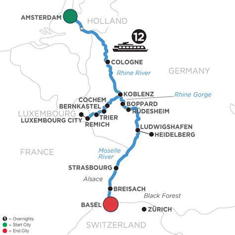 Moselle River Map