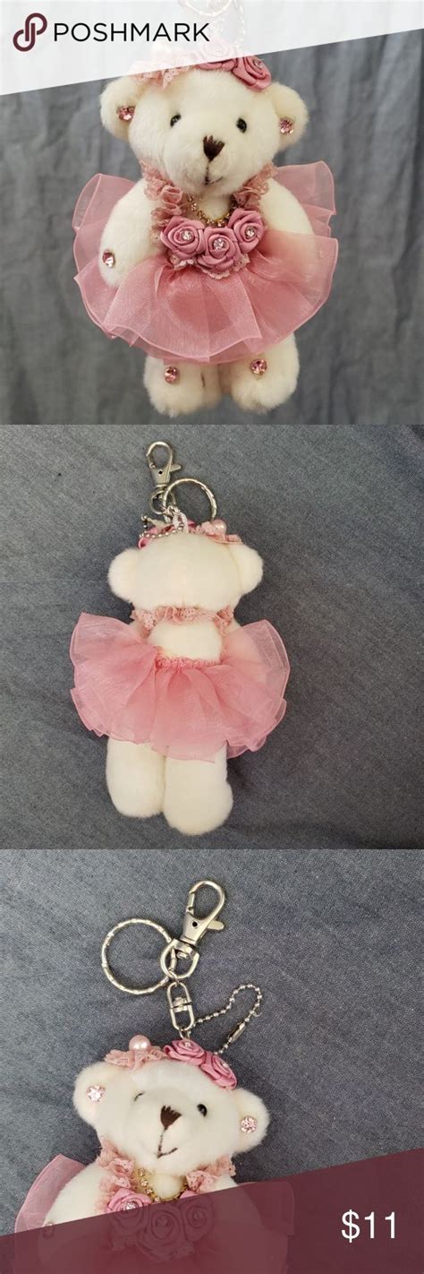 Teddy bear keychain | Teddy, Teddy bear, Pink ladies