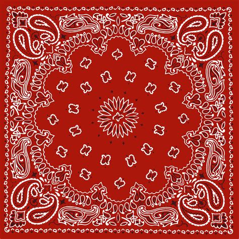 blood red bandana - Clip Art Library