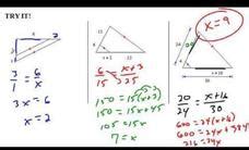 Side Splitter Theorem Instructional Video for 9th - 12th Grade | Lesson Planet