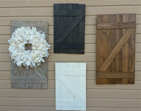 Mini Barn door rustic decor wall hanging weathered wood