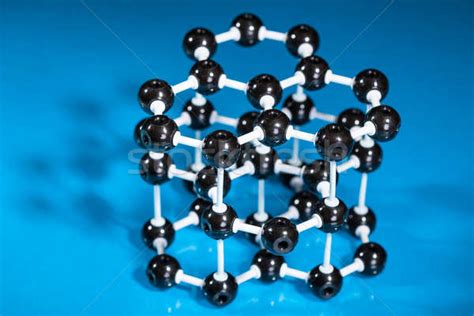 Model of graphite molecular structure stock photo © AndreyPopov (#3838692) | Stockfresh