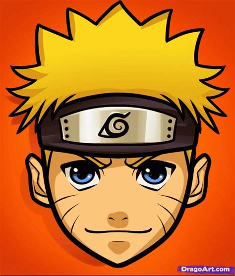 How to Draw Naruto, Easy Drawing Tutorial, 7 steps | Naruto painting ...