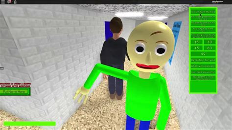 BALDI'S BASICS ROBLOX ALL CHARACTERS - YouTube