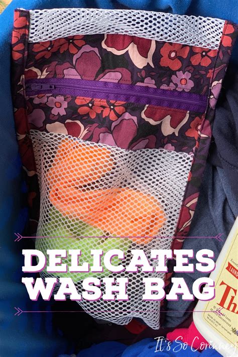 Delicates Wash Bag | Delicates wash bag, Sewing tutorials, Wash bags