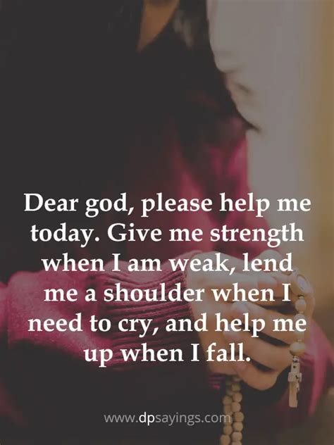 64 God Give Me Strength Quotes To Get Blessed - DP Sayings