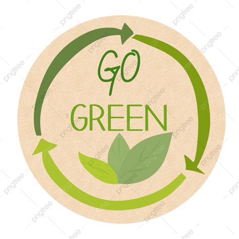 Going Green PNG Picture, Go Green Sticker Png, Go Green Png, Recycle, Recycling PNG Image For ...