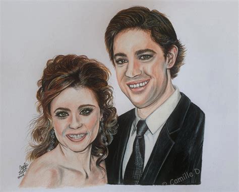 Jim and Pam :) by FrenchTechnoKitten on DeviantArt