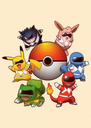 10 Awesome Pieces Of Pokémon Power Rangers Crossover Fan Art