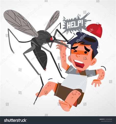 Giant Mosquito Monster Try Sucking Blood Stock Vector (Royalty Free) 1325943668 | Shutterstock