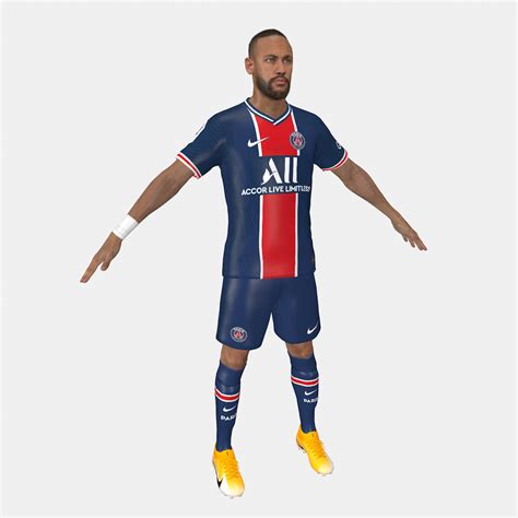 Neymar JR - Free 3D Models - UnitySTR