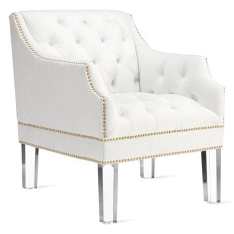 White And Gold Accent Chair - Best Office Chair