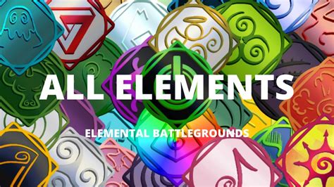 Showcasing All Elements | Elemental Battlegrounds - Roblox - YouTube