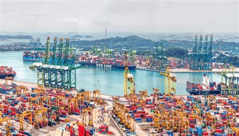 The Port Of Singapore : One Of The Busiest Ports In The World