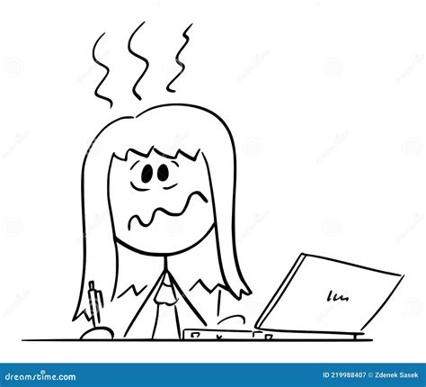 Stressed Overworked Multitasking Business Man Vector Illustration | CartoonDealer.com #71953046