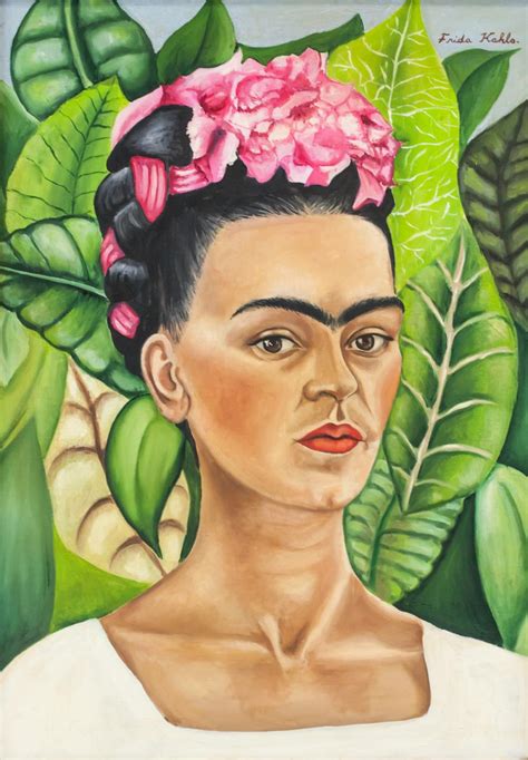 Sold Price: Frida Kahlo Mexican Surrealist OOC Self-Portrait - March 4, 0120 2:00 PM EDT