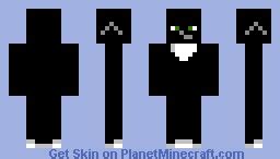 Tuxedo Cat Minecraft Skin