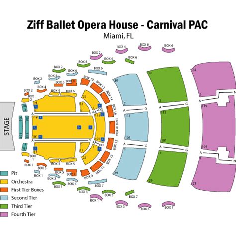 Boston Opera House Seating Chart Detailed – Two Birds Home