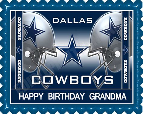 Descubrir 74+ imagen dallas cowboys cake topper - Viaterra.mx