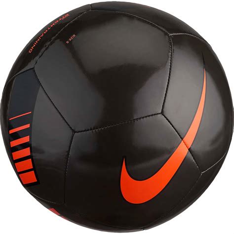 Nike Pitch Training Soccer Ball - Metallic Black & Total Orange - Soccer Master