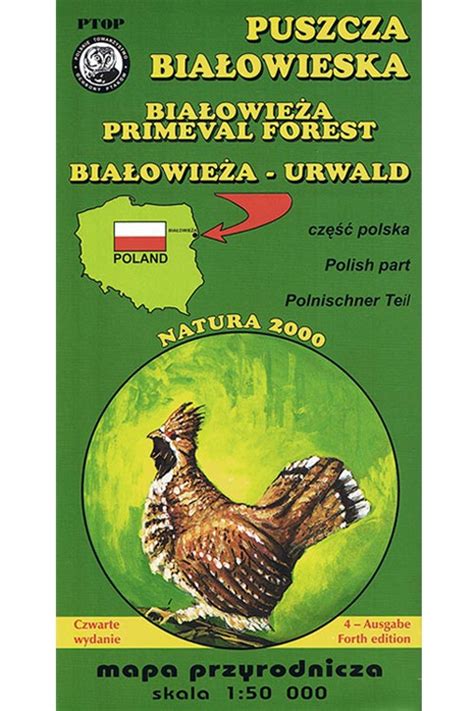 Białowieża Forest Paper Map – Wild Poland