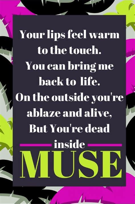 Muse - Dead Inside | Muse lyrics, Muse songs, Music heals