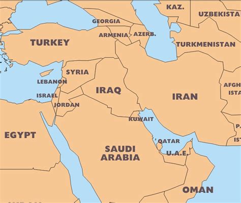 Map Of Turkey And Israel - Great Lakes Map