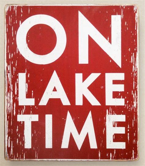 Lake Decor, Lake House Decor, Cabin Decor, Rustic Signs, Wooden Signs, Rustic Wood, Lake Time ...