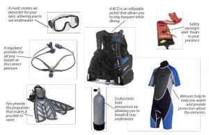 Scuba Diving Gear List-What Is Needed - Scuba And Snorkeling Gear