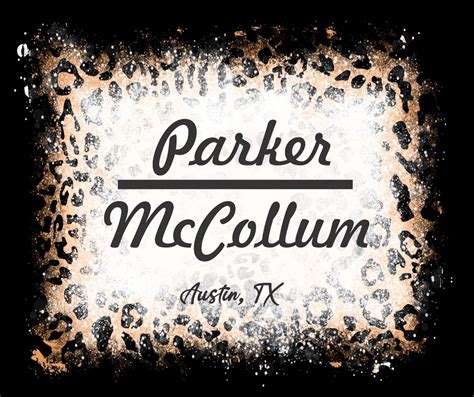 Parker Mccollum Sublimation File | Etsy