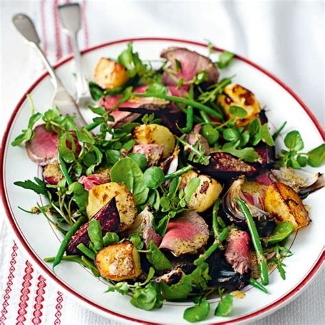 Roast beef salad platter recipe | delicious. magazine